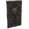 Wolf Den Wooden Door