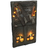 Hell-o-ween Wooden Door