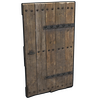 Riveted Wooden Door
