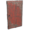 Red Decorative Wood Door