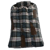 Blue Plaid Sleeping Bag