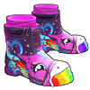 Rainbow Pony Boots