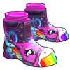 Rainbow Pony Boots