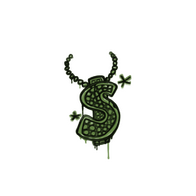 Sealed Graffiti | Bling (Battle Green)