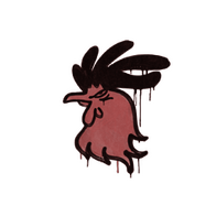 Sealed Graffiti | Cocky (Blood Red)