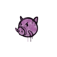 Sealed Graffiti | Piggles (Bazooka Pink)