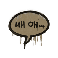 Sealed Graffiti | Uh Oh (Dust Brown)