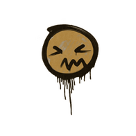Sealed Graffiti | Grimace (Desert Amber)