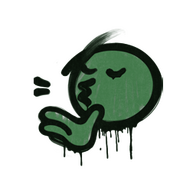 Sealed Graffiti | Chef Kiss (Jungle Green)