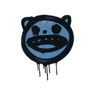 Sealed Graffiti | Happy Cat (Monarch Blue)