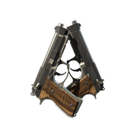 StatTrak™ Dual Berettas | Black Limba (Field-Tested)
