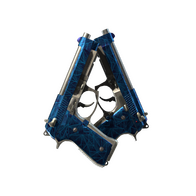 Dual Berettas | Cobalt Quartz (Minimal Wear)