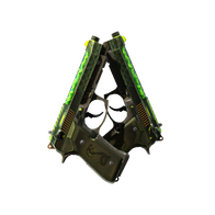 StatTrak™ Dual Berettas | Cobra Strike (Field-Tested)