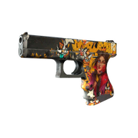 StatTrak™ Glock-18 | Bullet Queen (Battle-Scarred)