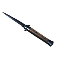 ★ Stiletto Knife | Blue Steel (Well-Worn)