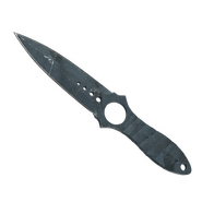 ★ Skeleton Knife | Night Stripe (Battle-Scarred)