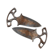 ★ Shadow Daggers | Rust Coat (Battle-Scarred)
