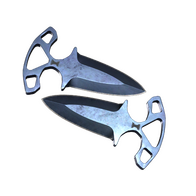 ★ StatTrak™ Shadow Daggers | Blue Steel (Battle-Scarred)