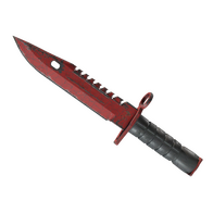 ★ M9 Bayonet | Crimson Web (Well-Worn)