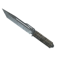 ★ Paracord Knife | Damascus Steel (Well-Worn)