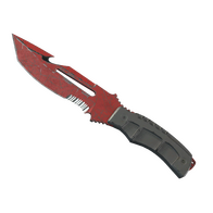 ★ Survival Knife | Crimson Web (Battle-Scarred)