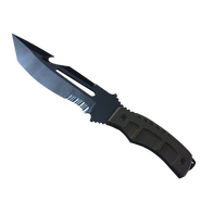 ★ Survival Knife | Blue Steel (Well-Worn)