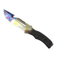 ★ Survival Knife | Case Hardened (Well-Worn)