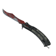 ★ Butterfly Knife | Crimson Web (Battle-Scarred)