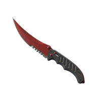 ★ StatTrak™ Flip Knife | Crimson Web (Well-Worn)
