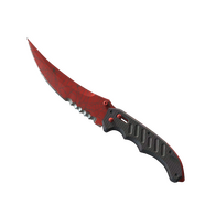 ★ StatTrak™ Flip Knife | Crimson Web (Minimal Wear)
