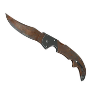 ★ Falchion Knife | Rust Coat (Battle-Scarred)