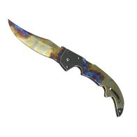★ Falchion Knife | Case Hardened (Well-Worn)