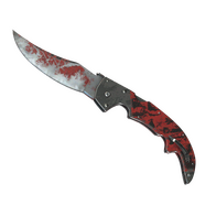 ★ Falchion Knife | Crimson Web (Battle-Scarred)