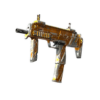 MP7 | Amberline (Battle-Scarred)