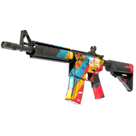 M4A4 | Cyber Security (Well-Worn)