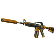 M4A1-S | Golden Coil (Battle-Scarred)