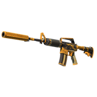 StatTrak™ M4A1-S | Golden Coil (Well-Worn)