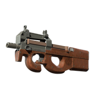 P90 | Leather (Battle-Scarred)