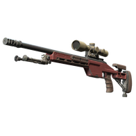 SSG 08 | Red Stone (Well-Worn)