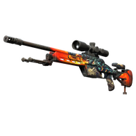 StatTrak™ SSG 08 | Dragonfire (Factory New)
