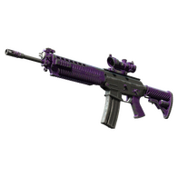 SG 553 | Ultraviolet (Battle-Scarred)