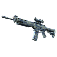 StatTrak™ SG 553 | Wave Spray (Minimal Wear)
