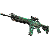 StatTrak™ SG 553 | Dragon Tech (Field-Tested)