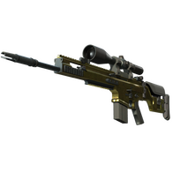 SCAR-20 | Brass (Well-Worn)