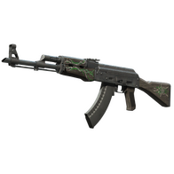 AK-47 | Emerald Pinstripe (Well-Worn)