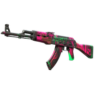 StatTrak™ AK-47 | Neon Revolution (Battle-Scarred)