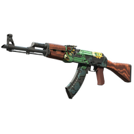 StatTrak™ AK-47 | Fire Serpent (Well-Worn)