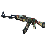 StatTrak™ AK-47 | Leet Museo (Well-Worn)
