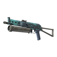 StatTrak™ PP-Bizon | Cobalt Halftone (Minimal Wear)