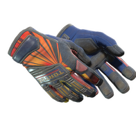 ★ Specialist Gloves | Sunburst (Battle-Scarred)